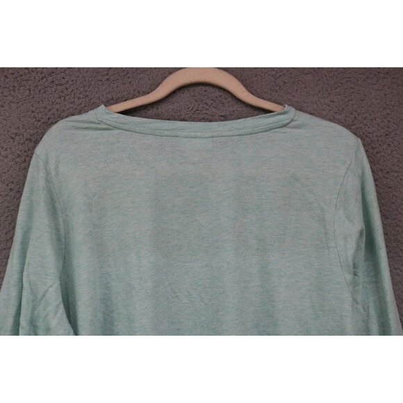 J. Jill Long Sleeve Green Tunic-Size Large-Stretch-Embroidered Trim - Picture 10 of 10
